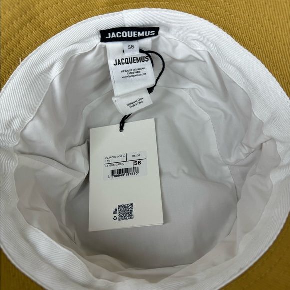 JACQUEMUS
Beige Le Raphia 'Le Bob Gadjo'
Bucket Hat
Size 58cm - Picture 5 of 6